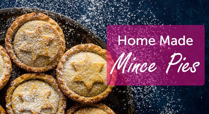 mince pies on a plate